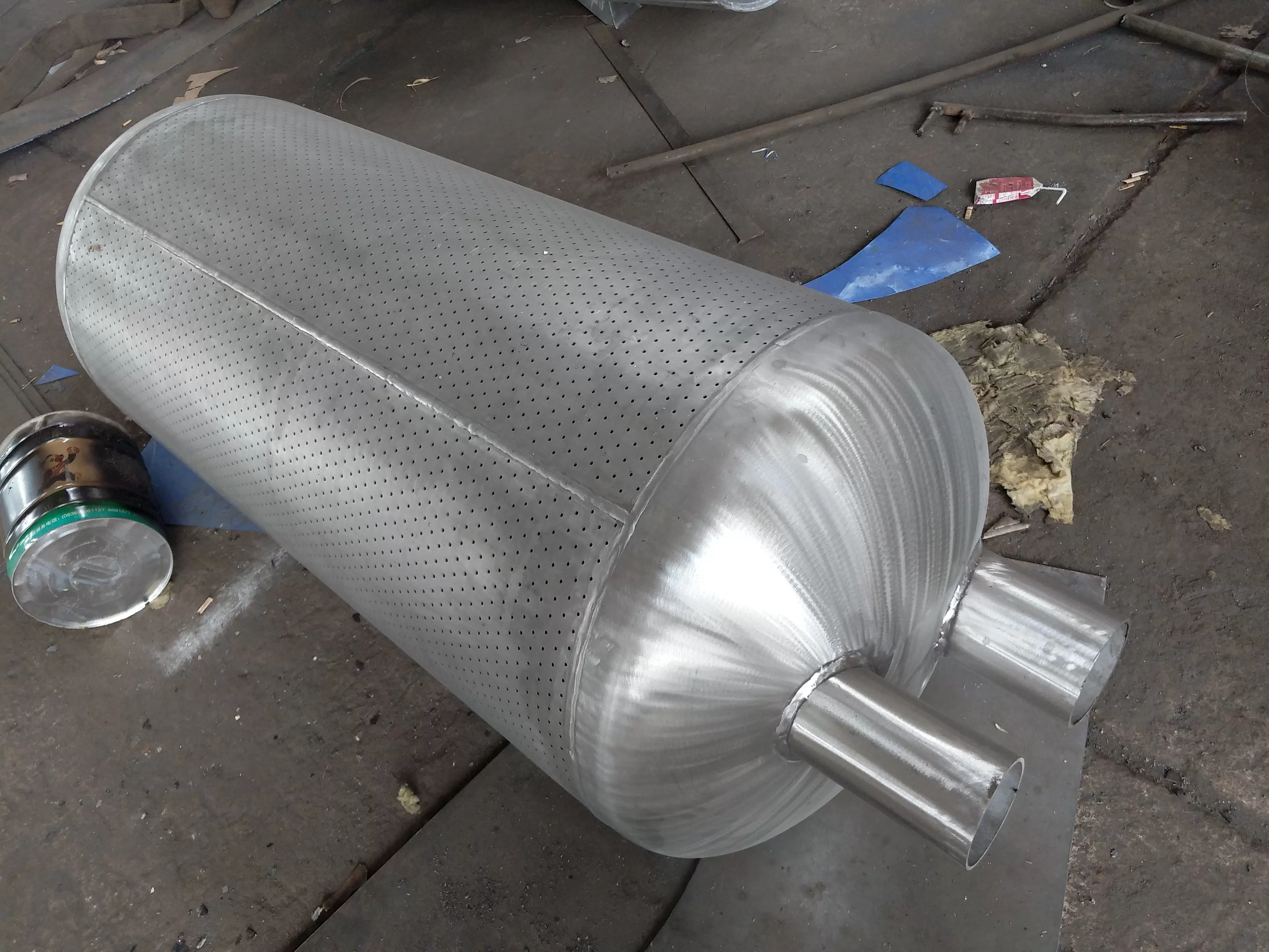 Stainless steel muffler